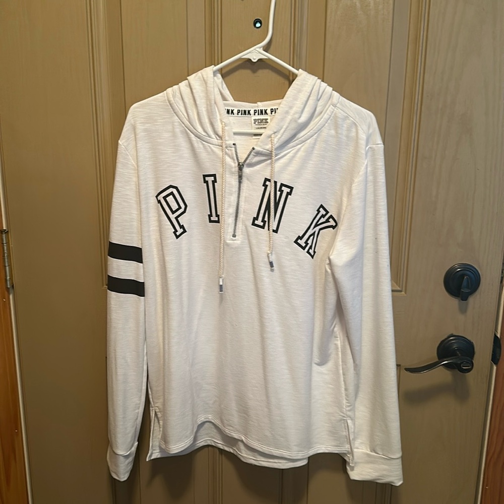 Pink lightweight hoodie